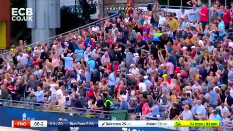 England vs South Africa T20 | Jonny Bairstow big six.