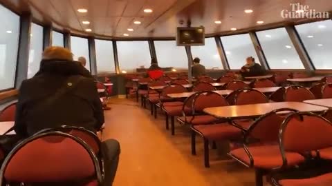 Huge wave shatters ferry window as Storm Ylenia batters Germany