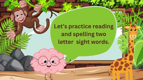 Two Letter Words __ 2 Letter Sight Words __ Preschool & Kindergarten Learnin