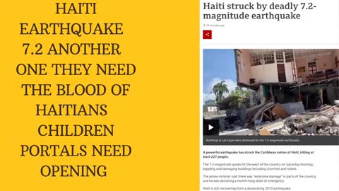 HAITI EARTHQUAKE ANOTHER ONE THEY NEED THE CHILDREN