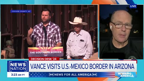 VP Harris has not communicated with our department: Border sheriff | Morning in America | VYPER