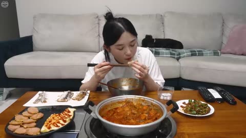 mukbang korean food #61