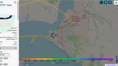 Alaska ANON Anchorage International Venezuela Military Plane?