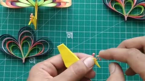 DIY Easy Paper peacock#Short | How to make paper peacock | Craft | DIY