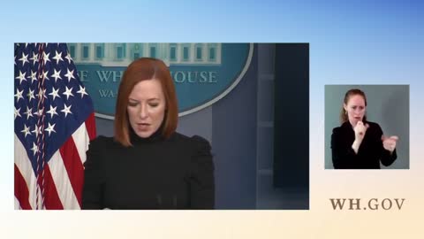 Press Secretary Jen Psaki Holds A Briefing As Senate Clears Hurdle To Raising Debt Ceiling