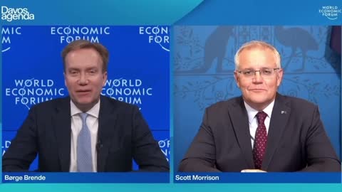Australian PM - Scott Morrison - WEF DAVOS 2022