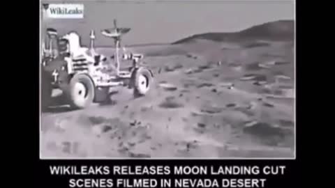 Wikileaks releases Moon Landing scene filmed in Nevada Desert