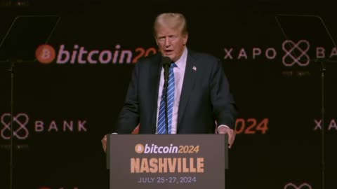 #bitcoin2024 Nashville TN President Donald Trump promises to fire SEC Chairman Gary Gensler on day 1