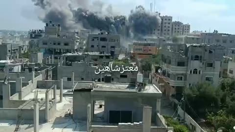 The IDF continues to destroy the Ein Jalot towers in the Nazirat camp - earlier