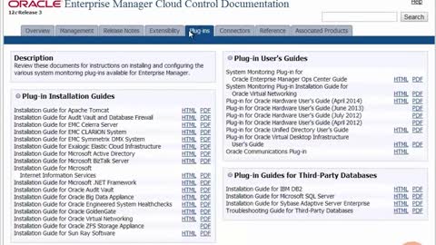 51 Installing Oracle Enterprise Manager Cloud Control 12c Demo 1 Touring the Documentation