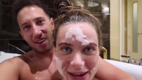 “Lana Rhodes &Mike” Together in Bath Shower