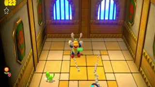 Super Mario 3D World - World 1-A Chargin' Chuck Blockade Gameplay