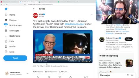 CNN ANDERSON COOPER INTERVIEWED A FAKE UKRAINIAN PILOT