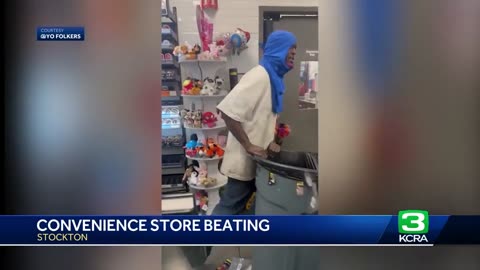 (Update: DA Won't Pursue Charges) Stockton Police Investigating 7-Eleven Workers for Assault in Viral Beatdown