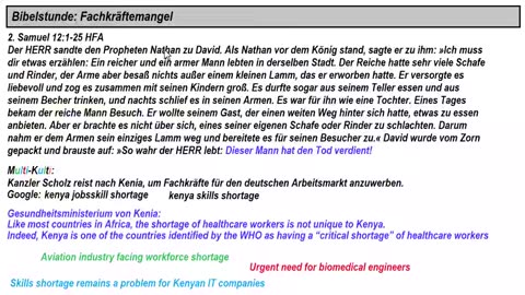 July 25, 2024..🇪🇺👉Akademie Raddy👈🇪🇺..🥇..🇩🇪🇦🇹🇨🇭🇪🇺 ..😎.. Bibelstunde ► Fachkräftemangel