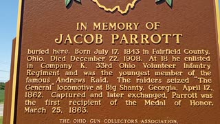 Medal of Honor: Very 1st Recipient is Jacob Parrott, Civil War Veteran, buried in Kenton, Ohio