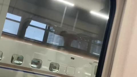 Footage from the local Shinkansen station in Ishikawa prefecture, extremely powerful shaking