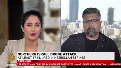 Hezbollah drone ‘swarm’ hits military, civilian areas deep in Israel