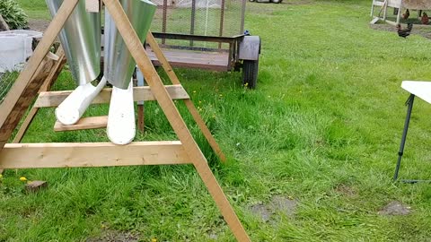 Set up for chicken,Duck and Turkey processing