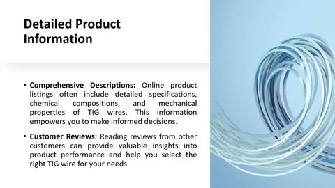 Valid Reasons to Buy TIG Wires Online