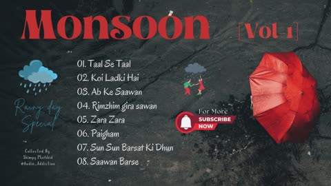 Monsoon | Vol-1 | Rainy Day Special Hindi Songs