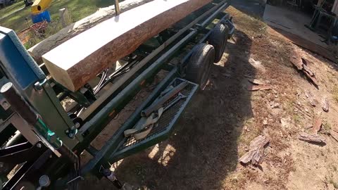 East Texas Sawmill DIY Trailer. Cutting Lap Siding Part 4