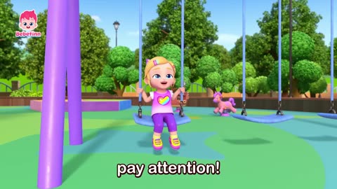 Ouch! Playground Safety Song | Bebefinn Nursery Rhymes for Kids