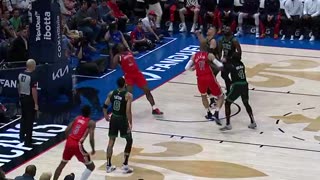 Zion Starts Strong with Quick Layup! Celtics vs. Pelicans