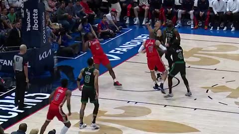 Zion Starts Strong with Quick Layup! Celtics vs. Pelicans