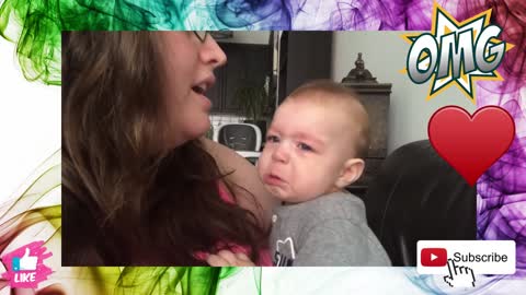 Baby Gets Emotional When Mom Sings Opera!