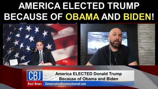 America Elected Donald Trump Because of Obama and Biden!