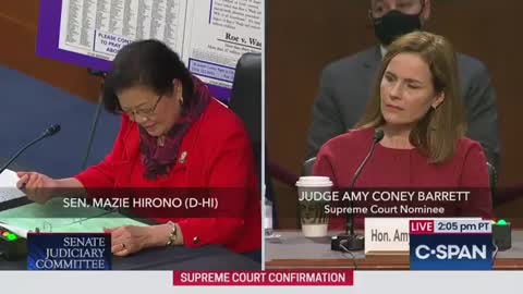 Sen. Hirono Complains Term "Sexual Preference" Is Offensive