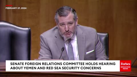 Ted Cruz Viciously Attacks Top Pentagon Official Over Biden Administration's 'Appeasement' Of Iran