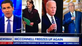 Oops He did it again! McConnell freezes up like a popsicle 🥶🥶🥶