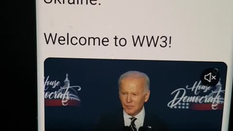 Biden saying its WW3