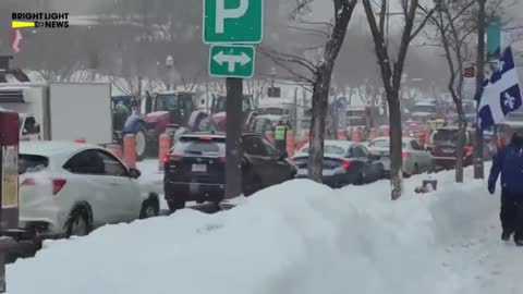 Quebec City Convoy Starts in Solidarity with Ottawa