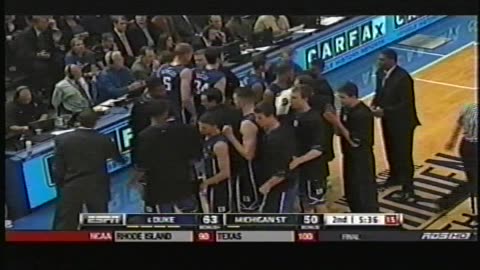 Le Basketball de la NCAA Michigan State vs Duke