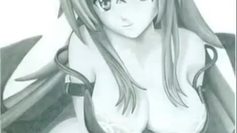 Drawing Figures - Rias Gregory - Highschool DXD