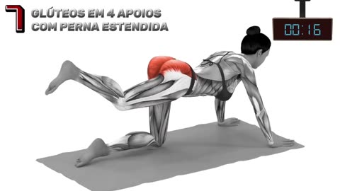 MELHORES EXERCÍCIOS PARA AUMENTAR GLÚTEOS(720P_60FPS) #fittnestrenar