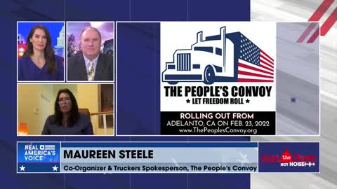 Spox of the People's Convoy, Maureen Steele joins John & Amanda to talk about the truckers movement
