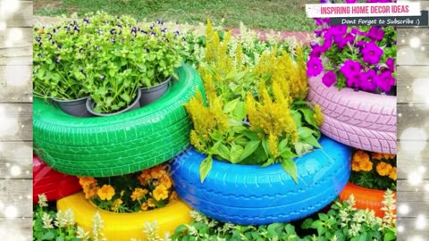 40 Inspiring Tire Planter Ideas to Amaze Everyone