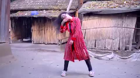 Village girl dance