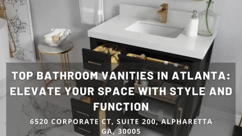 "Elegant Bathroom Vanities in Atlanta: Transform Your Space with Style"
