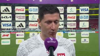 Lewandowski Interview Poland vs France - World Cup 2022 Moji