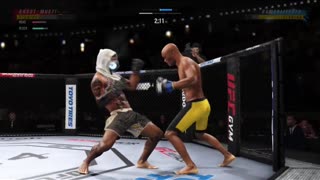 UFC 4 Anderson Sliva Vs Musti Full Fight #shorts