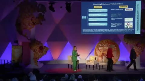 Nobel Prize Summit 2023 - Melissa Fleming, Åsa Wikforss and Kathleen Hall Jamieson