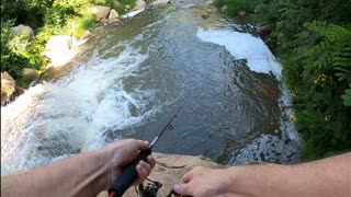solo fishing/camping Canyon Creek Arizona