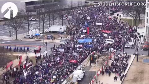 Timelapse of the March for Life