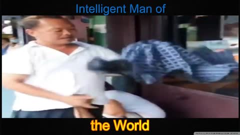 Intelligent man in the world.#share