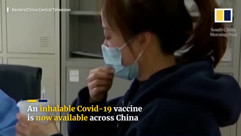 First inhalable Covid-19 vaccine available across China